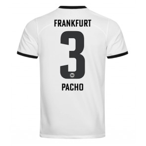 Eintracht Frankfurt Willian Pacho #3 Rezervni Dres 2023-24 Kratak Rukavima